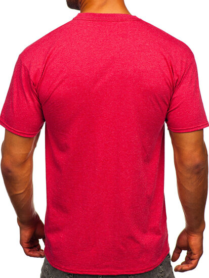 Men's Basic T-shirt Red Bolf B10