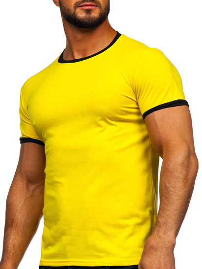 Men's Basic T-shirt Yellow Bolf 8T83