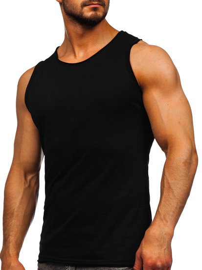 Men's Basic Tank Top Black Bolf 1205