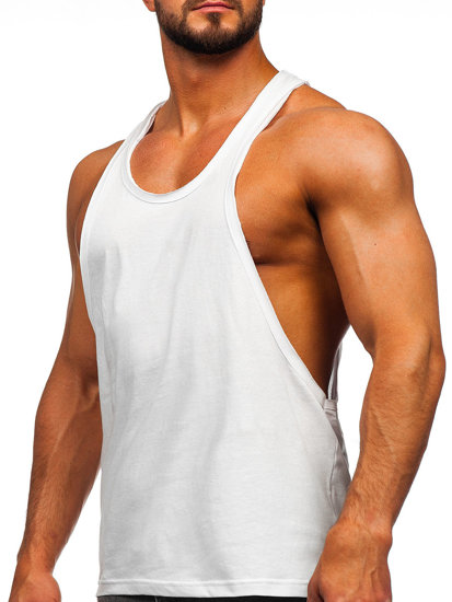 Men's Basic Tank Top White Bolf 1245