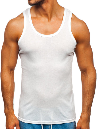 Men's Basic Tank Top White Bolf NB001