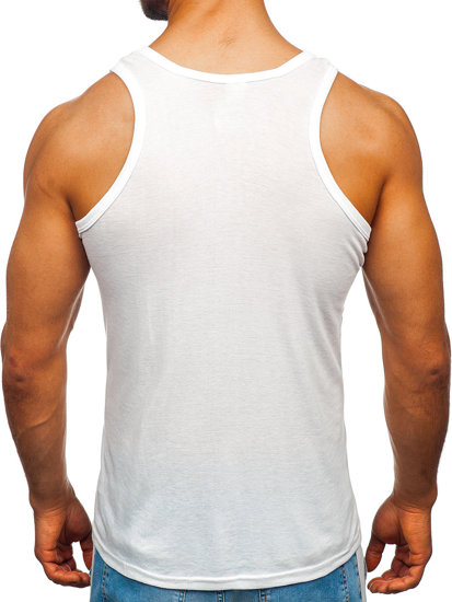 Men's Basic Tank Top White Bolf NB001