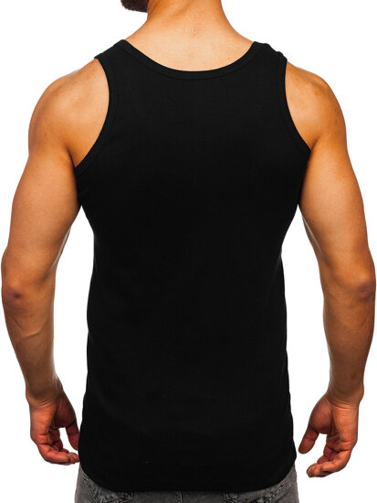 Men’s Basic Undershirt Black Bolf 6000-3P