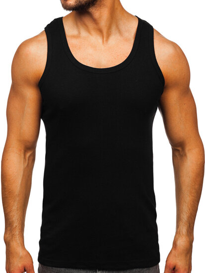 Men’s Basic Undershirt Black Bolf 6000