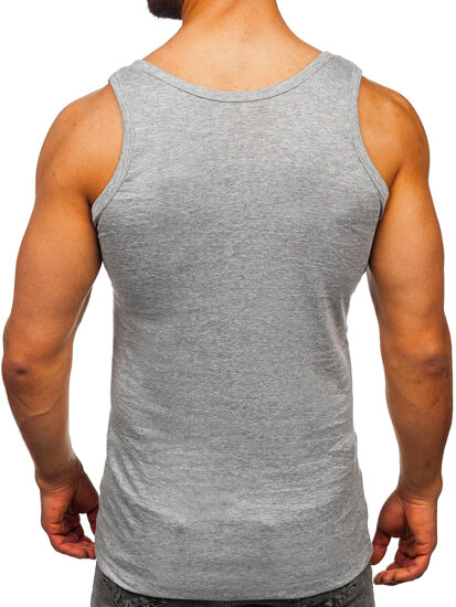 Men’s Basic Undershirt Grey Bolf 6000