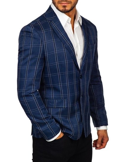 Men's Blazer Navy Blue Bolf 1666