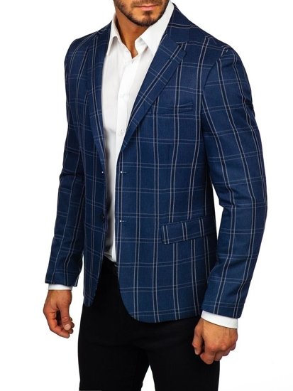 Men's Blazer Navy Blue Bolf 1666