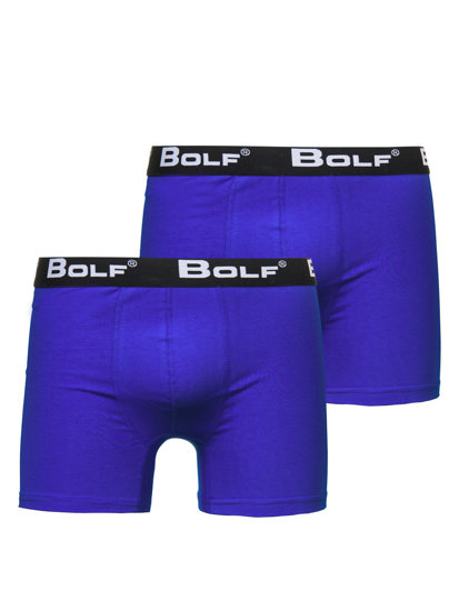 Men's Boxer Shorts Cobalt Bolf 0953-2P 2 PACK