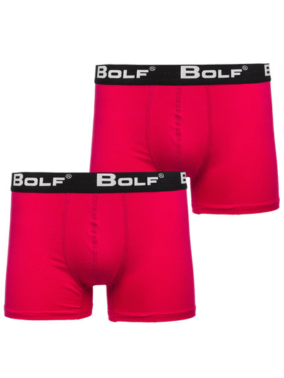 Men's Boxer Shorts Light Pink Bolf 0953-2P 2 PACK