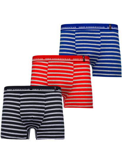 Men's Boxer Shorts Multicolour Bolf 1BE731-3P 3 PACK