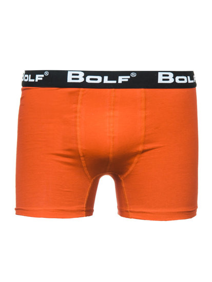 Men's Boxer Shorts Orange Bolf 0953-2P 2 PACK