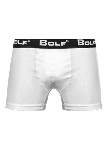 Men's Boxer Shorts White Bolf 0953-2P 2 PACK