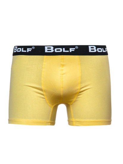 Men's Boxer Shorts Yellow Bolf 0953-2P 2 PACK