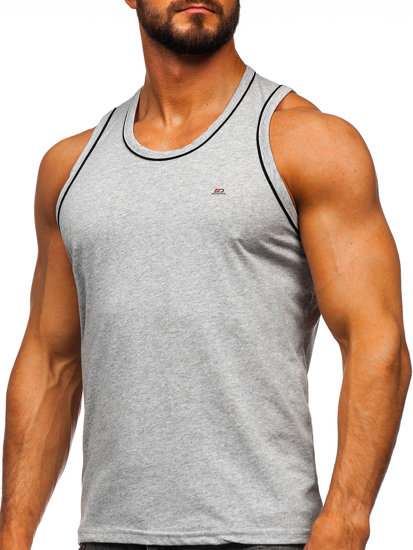 Men's Boxer Tank Top Grey Bolf 14276