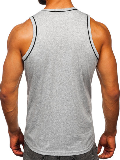 Men's Boxer Tank Top Grey Bolf 14276