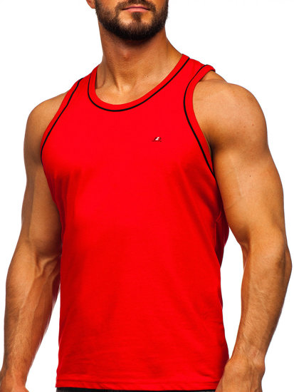 Men's Boxer Tank Top Red Bolf 14276