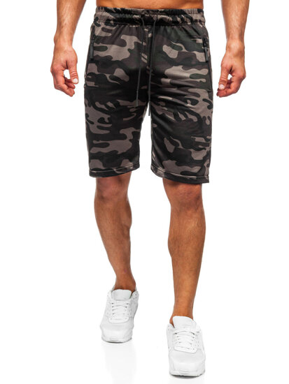 Men's Camo Shorts Dark Green Bolf JX863