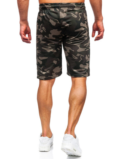 Men's Camo Shorts Dark Green Bolf JX865