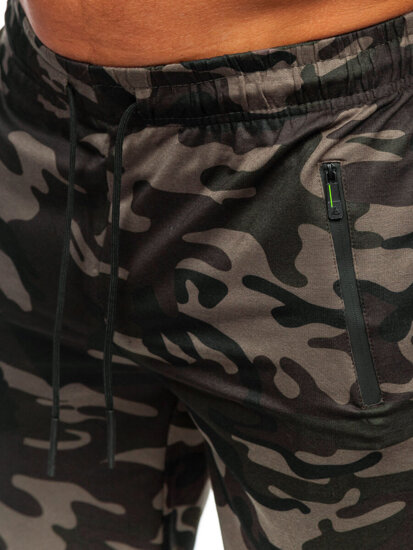 Men's Camo Shorts Dark Green Bolf JX865