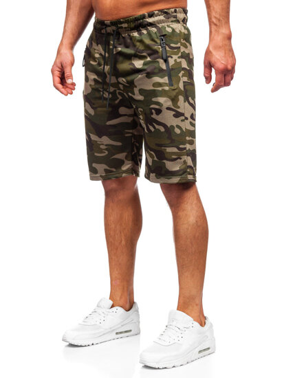 Men's Camo Shorts Green Bolf JX863