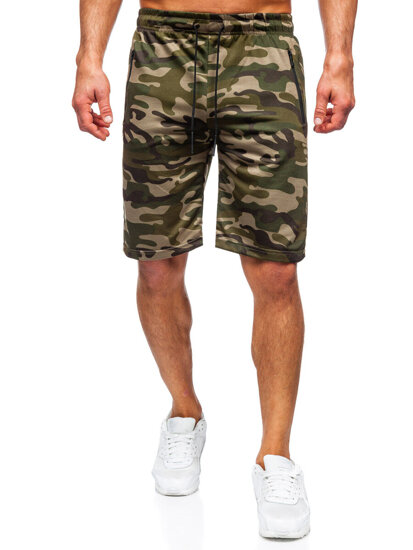 Men's Camo Shorts Green Bolf JX865