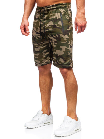 Men's Camo Shorts Green Bolf JX865