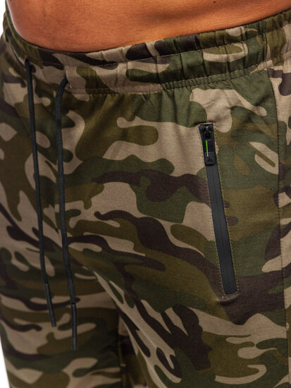 Men's Camo Shorts Green Bolf JX865