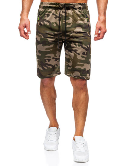 Men's Camo Shorts Green Bolf JX873