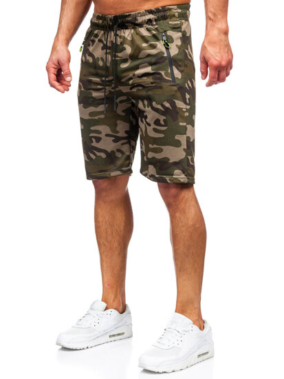 Men's Camo Shorts Green Bolf JX873