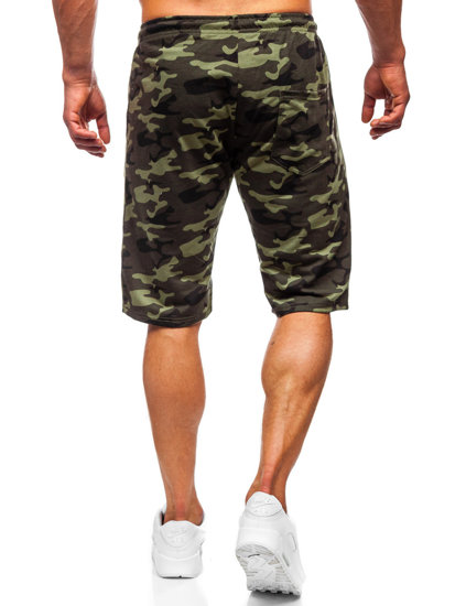 Men's Camo Sweat Shorts Khaki Bolf HW2638