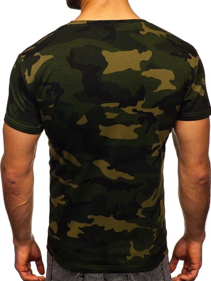 Men's Camo T-shirt Khaki Bolf S807