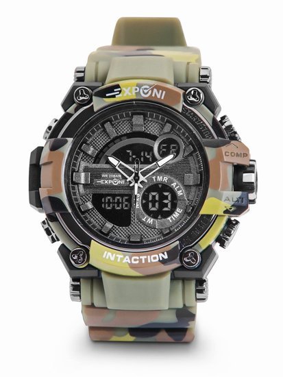 Men's Camo Wristwatch Green Bolf 3258