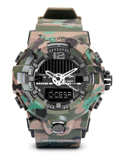 Men's Camo Wristwatch Green Bolf 3261