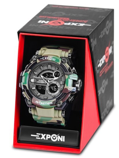 Men's Camo Wristwatch Khaki Bolf 3258