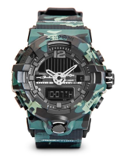 Men's Camo Wristwatch Khaki Bolf 3261