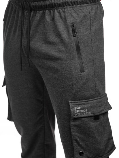 Men's Cargo Joggers Anthracite Bolf JX6360