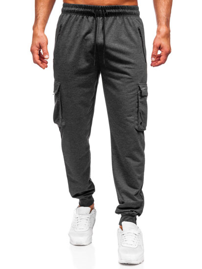 Men's Cargo Joggers Anthracite Bolf JX6360