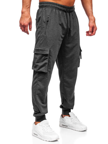 Men's Cargo Joggers Anthracite Bolf JX6362