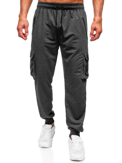 Men's Cargo Joggers Anthracite Bolf JX6362