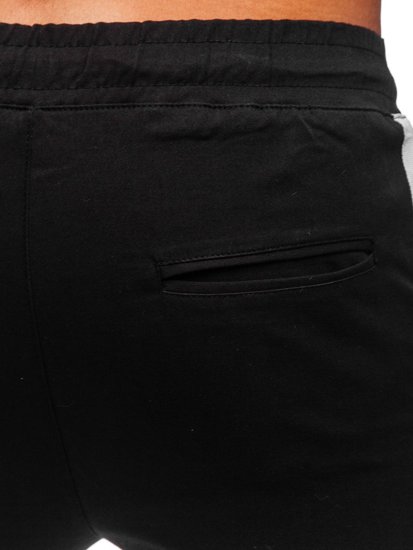 Men's Cargo Joggers Black Bolf 0012