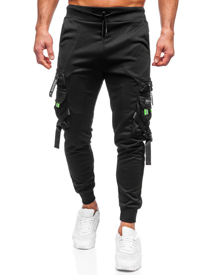 Men's Cargo Joggers Black Bolf HS7162