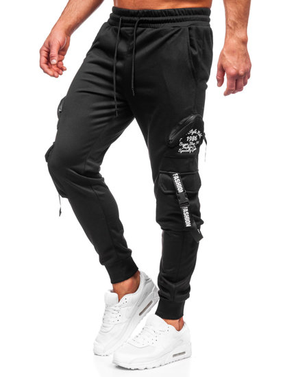 Men's Cargo Joggers Black Bolf HS7172