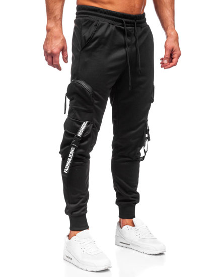 Men's Cargo Joggers Black Bolf HS7172