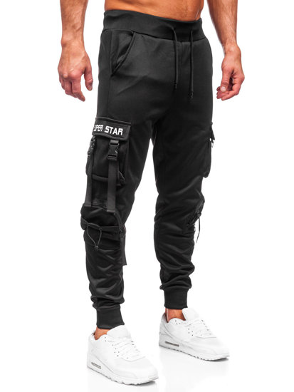 Men's Cargo Joggers Black Bolf HS7176