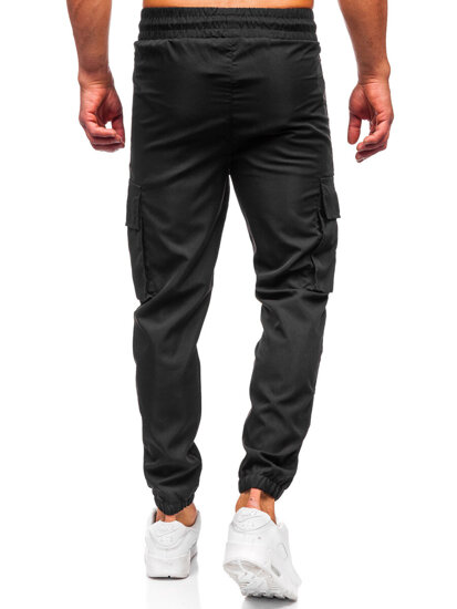 Men’s Cargo Joggers Black Bolf HSS297