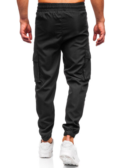 Men’s Cargo Joggers Black Bolf HSS298