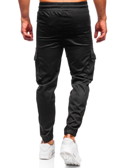 Men’s Cargo Joggers Black Bolf HSS300