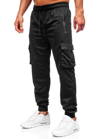 Men's Cargo Joggers Black Bolf JX6360