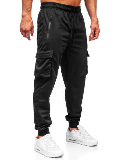 Men's Cargo Joggers Black Bolf JX6360