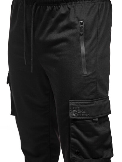 Men's Cargo Joggers Black Bolf JX6360